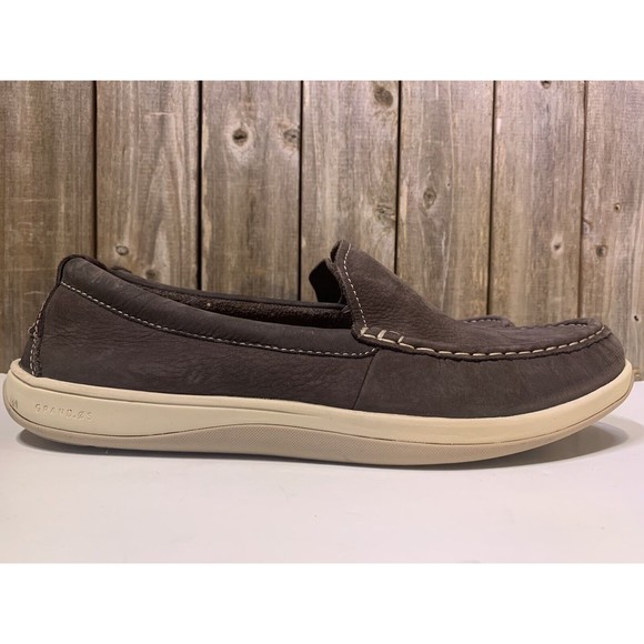 Cole Haan Other - Cole Haan Men’s Size 12 Boothbay Slip On Loafers Nubuck Brown Deck Shoes Cruise